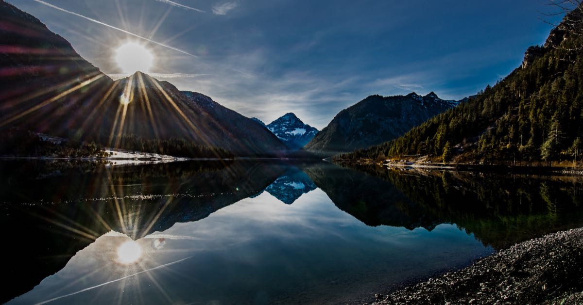 Plansee bei Sonnenuntergang – Umgebung & Aktivitäten